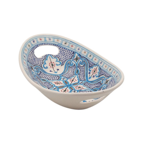 Corbeille à fruits Marocain turquoise