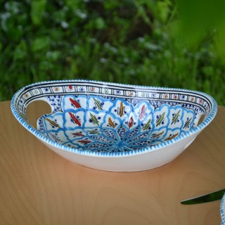 Corbeille Jileni turquoise