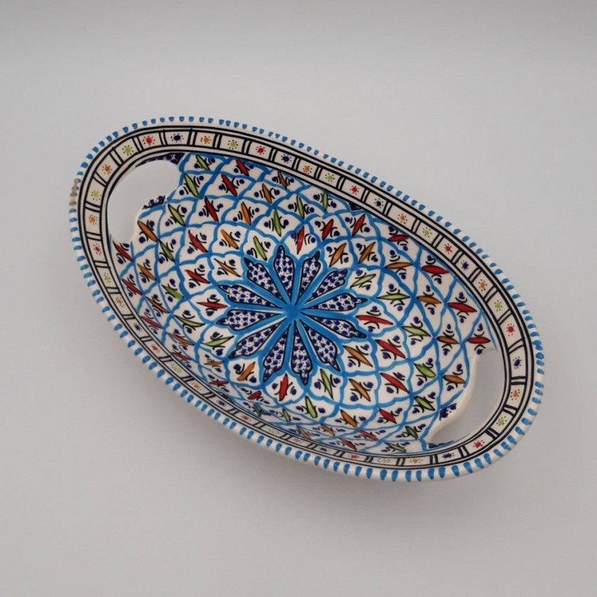 Corbeille Jileni turquoise