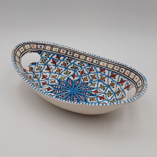 Corbeille Jileni turquoise