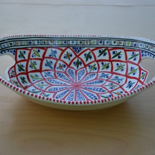 Corbeille Bakir rouge