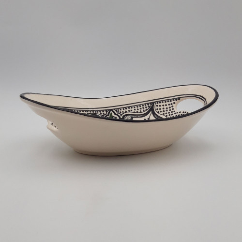 Corbeille à pain Marocain noir Liseré