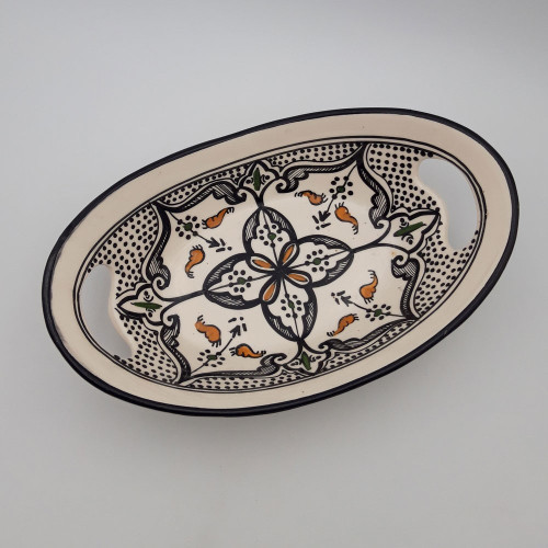 Corbeille à pain Marocain noir Liseré