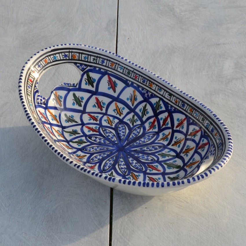 Corbeille Bakir bleu