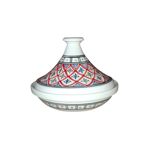 Tajine individuel de service Bakir Rouge - D 22 cm