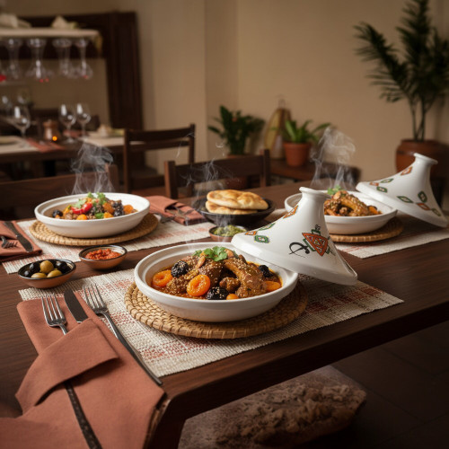 Tajine individuel de service Sahel Beige - D 22 cm