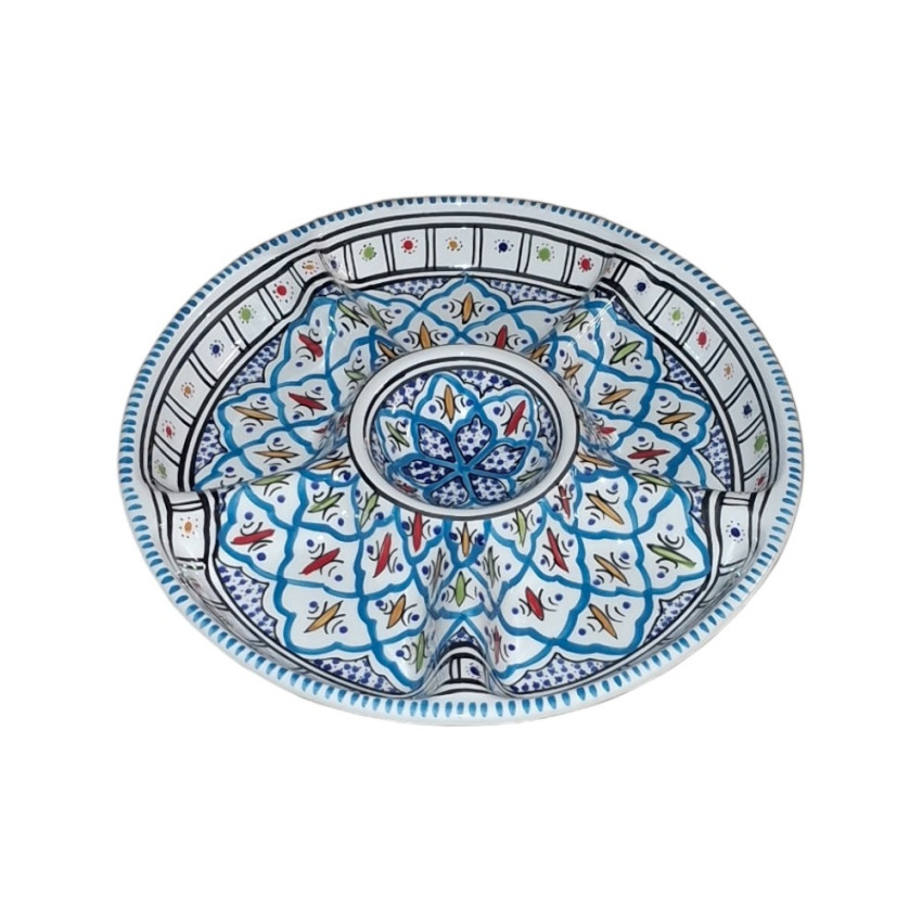 Plateau apéritif Bakir Turquoise