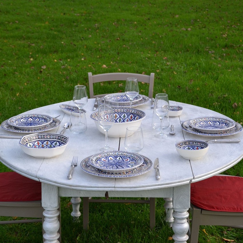 Service de table Bakir bleu - 6 pers