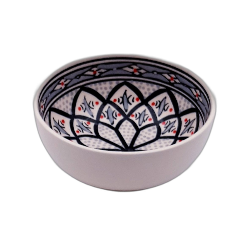 Bol Bakir gris en céramique 16 cm – 70 cl