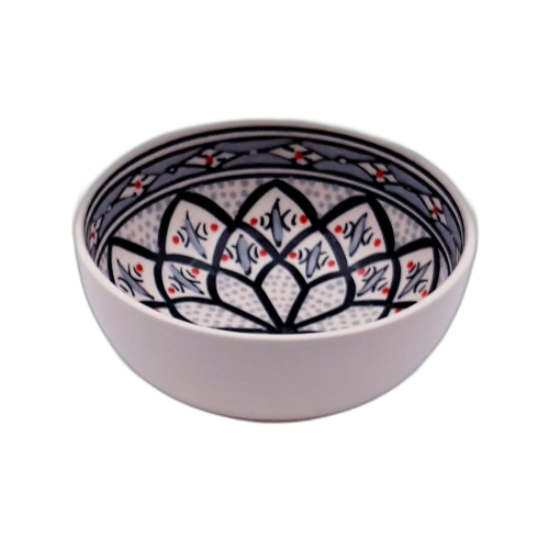 Bol Bakir gris en céramique 16 cm – 70 cl