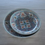 Jatte Marocain turquoise - D 25 cm
