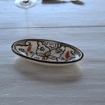 Plat ovale Marocain noir - L 20 cm