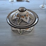 Cocotte Querouana Marocain noir Liseré - D 25 cm