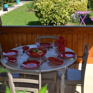 Plat ovale Tatoué rouge - L 24 cm