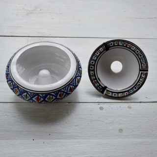 Cendrier anti fumée Bakir bleu - D 20 cm