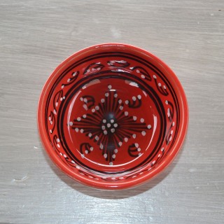 Bol Tatoué rouge - D 10 cm