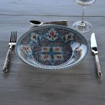 Service de table Marocain turquoise - 6 pers