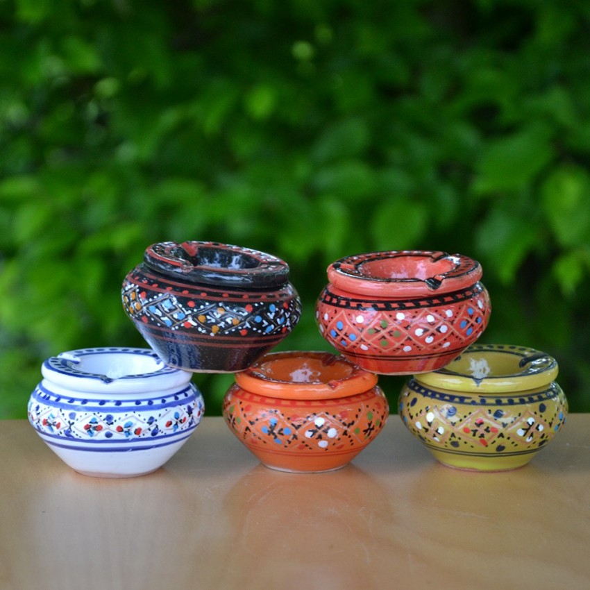 Cendrier Marrakech rouge - Mini modèle