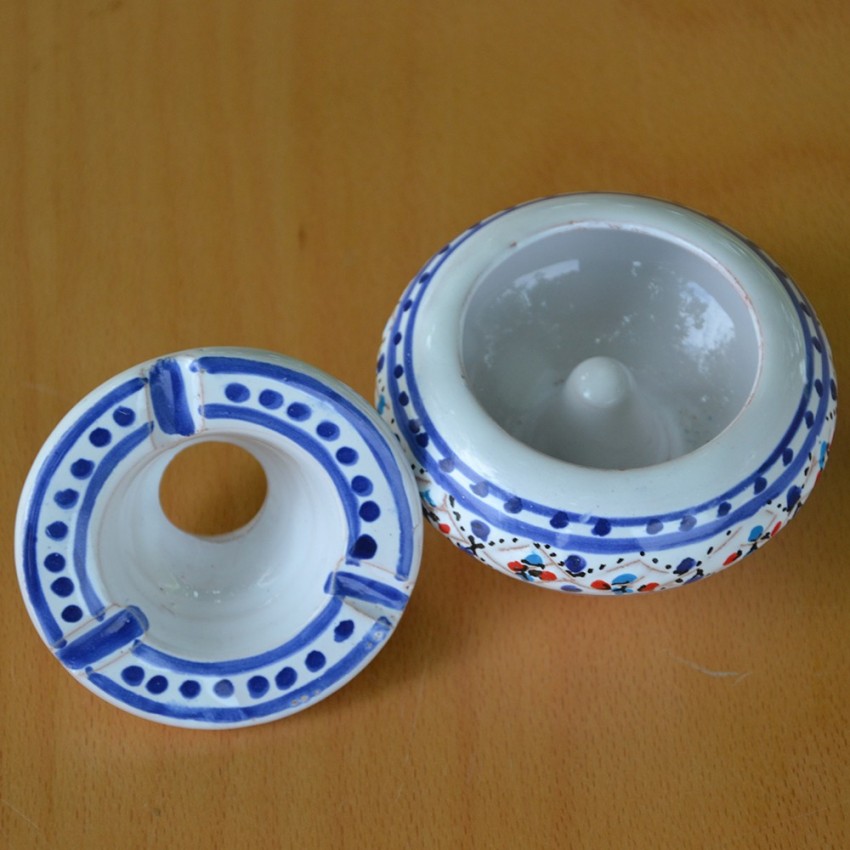 Cendrier Marrakech blanc - Mini modèle