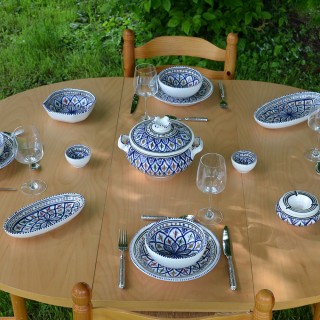 Soupière Bakir bleu