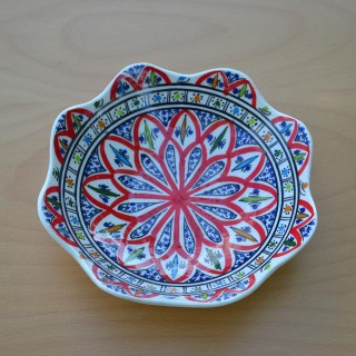 Coupelle fleur  Bakir rouge