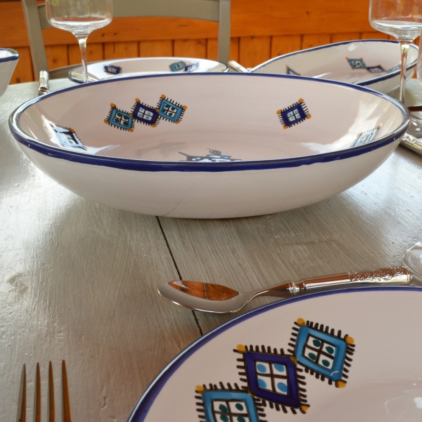 Jatte Khelel bleu - D 26 cm