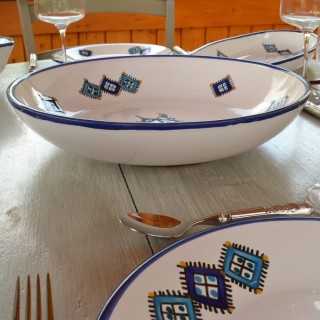 Jatte Khelel bleu - D 26 cm
