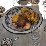 Service à couscous assiettes Tebsi Marocain noir - 8 pers