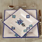Assiette carrée Jileni - Diam 24 cm