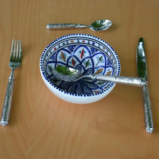 Service à soupe Jileni bleu - 12 pers