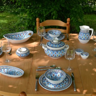 Service à soupe Bakir  turquoise - 8 pers