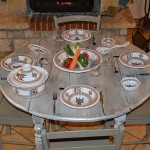 Lot de 6 assiettes Tebsi Sahel beige - D 23 cm