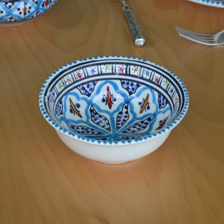 Coupelle Bakir turquoise - D 15 cm