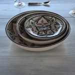 Jatte Marocain noir - D 25 cm