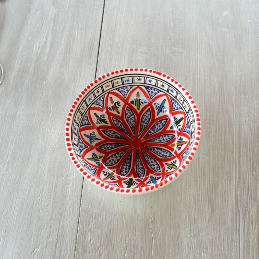 Service à salade de fruits Bakir rouge - 12 pers