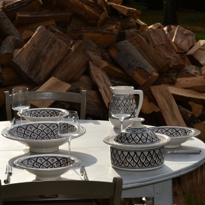 Cocotte Querouana Bakir gris - D 25 cm