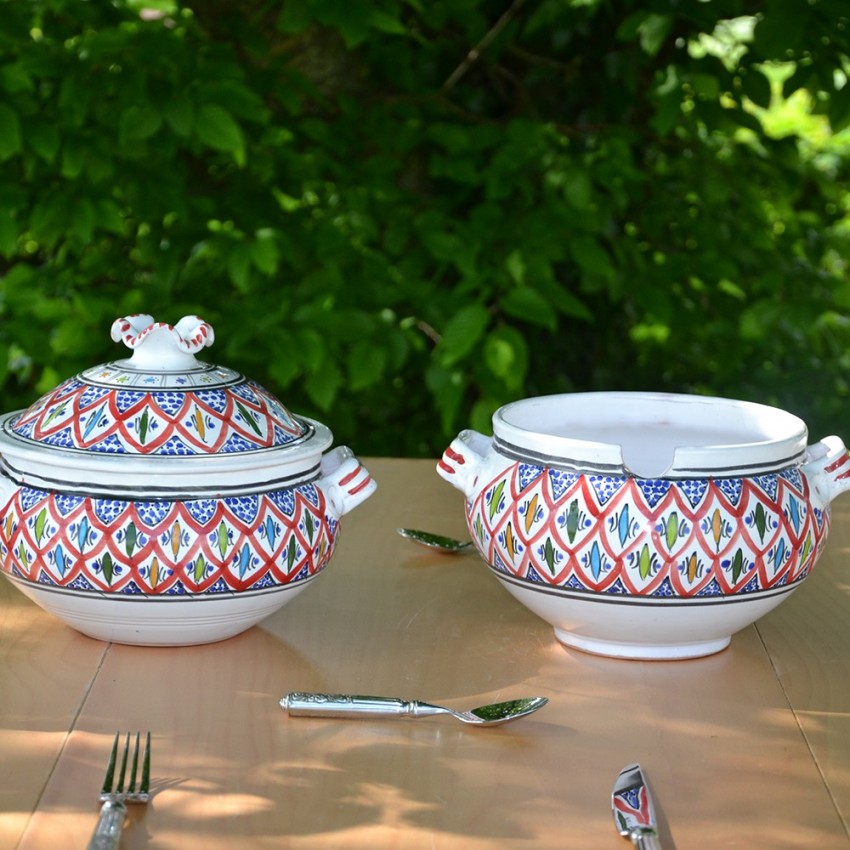 Couscoussier Bakir rouge - Petit modèle