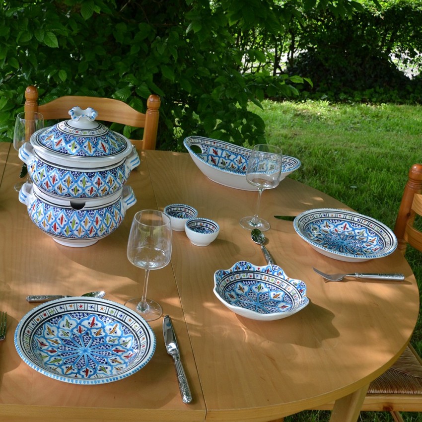 Couscoussier Bakir turquoise - Grand modèle