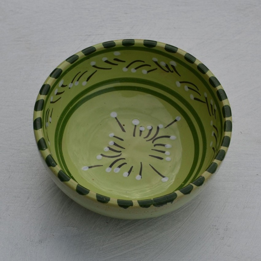 Service apéritif Fleur Tatoué Vert