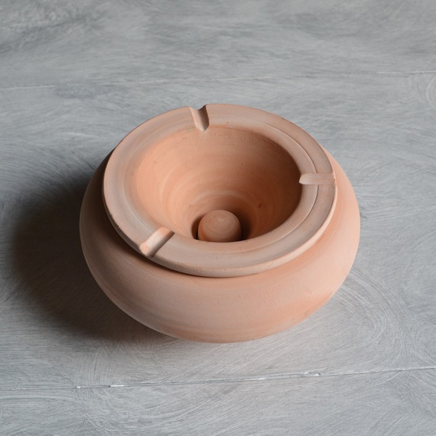 Lot de 5 cendriers marocains Terre cuite - Grand modèle