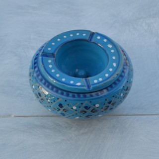 Cendrier anti fumée Marrakech Bleu - Moyen modèle