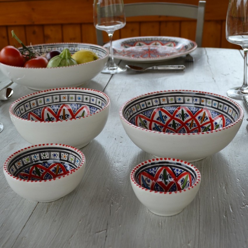 Bol Bakir rouge - Diam 8 cm