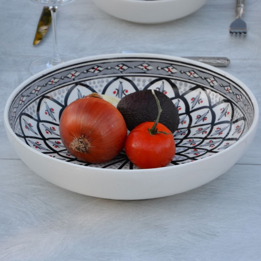 Service à couscous assiettes jattes Bakir gris - 8 pers