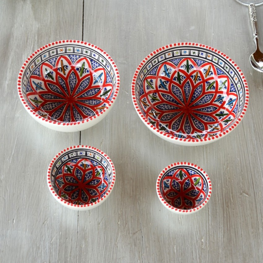 Bol Bakir rouge - Diam 10 cm