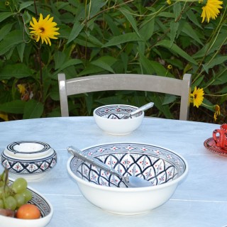 Service à salade de fruits Bakir gris - 12 pers