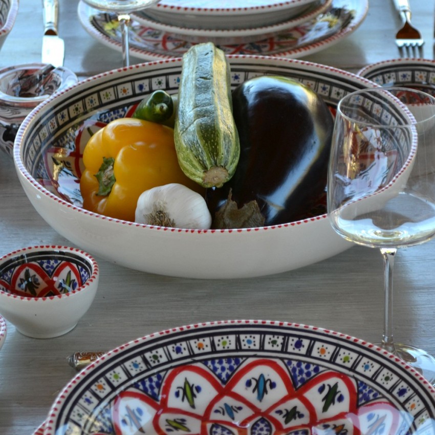 Jatte Bakir rouge - Diam 26 cm