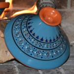 Tajine individuel Marrakech Bleu - D 23 cm traditionnel