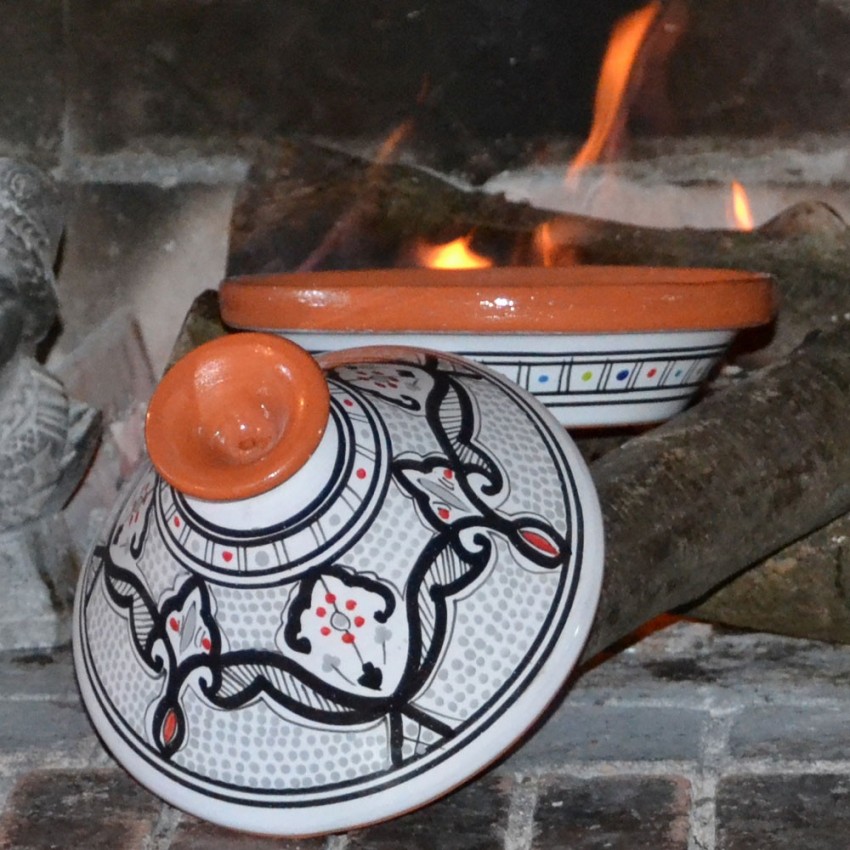 Tajine individuel Marocain Gris - D 23 cm