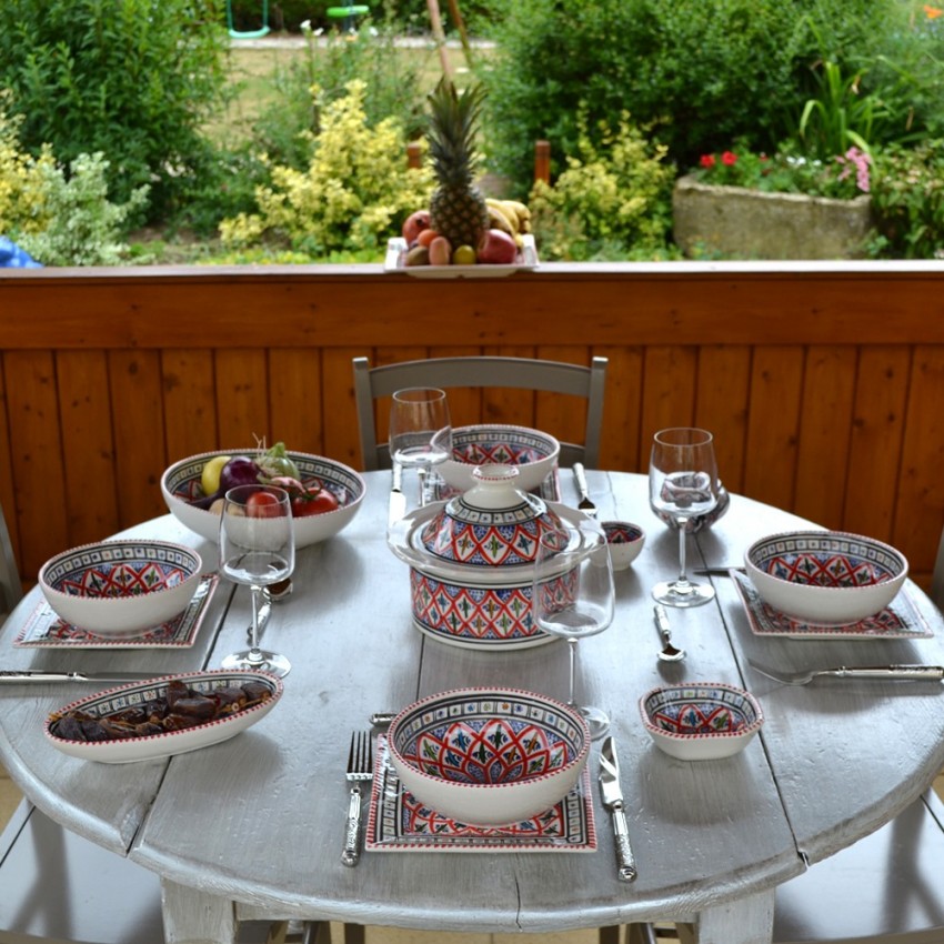 Jatte Bakir rouge - Diam 20 cm