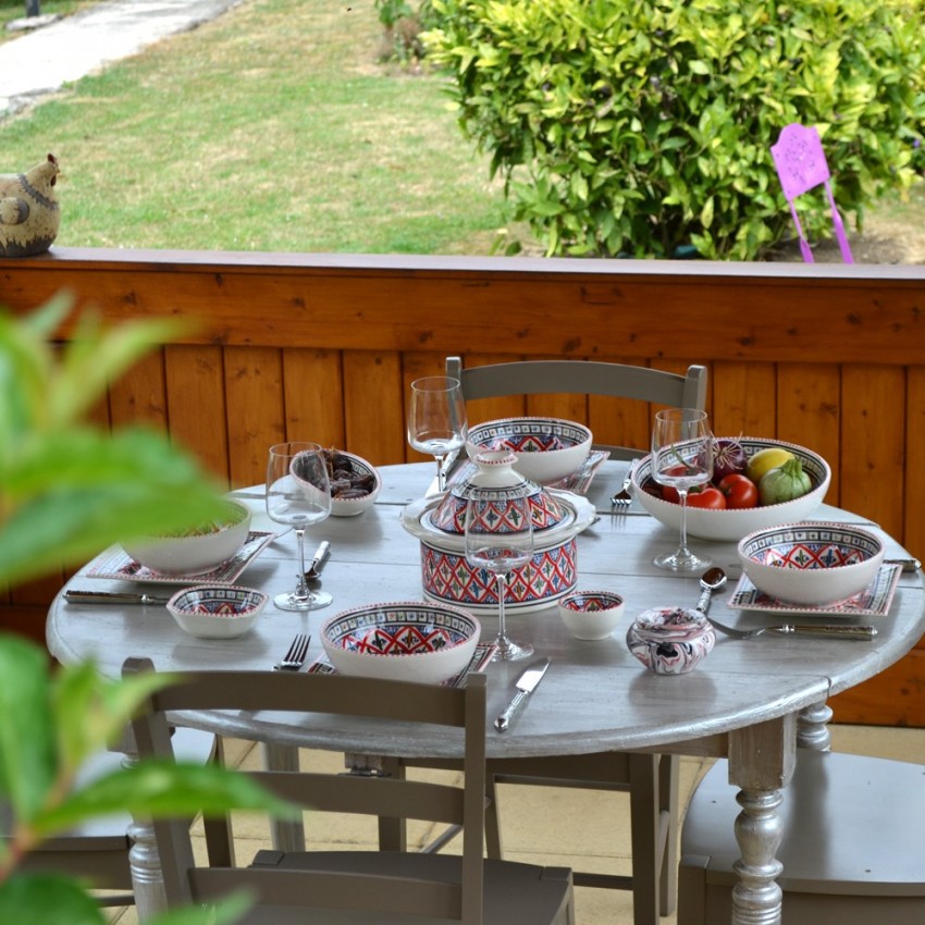 Jatte Bakir rouge - Diam 26 cm